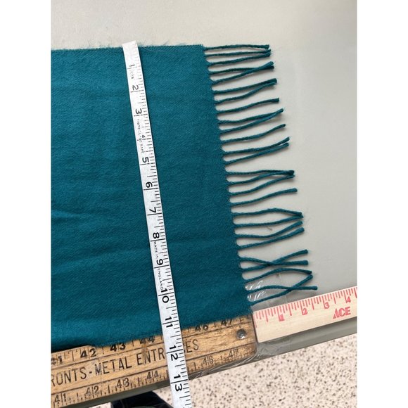 Christian Dior Monsieur Fringe Trim Scarf Acrylic Wrap Fall Winter Cozy Knit - Picture 6 of 7